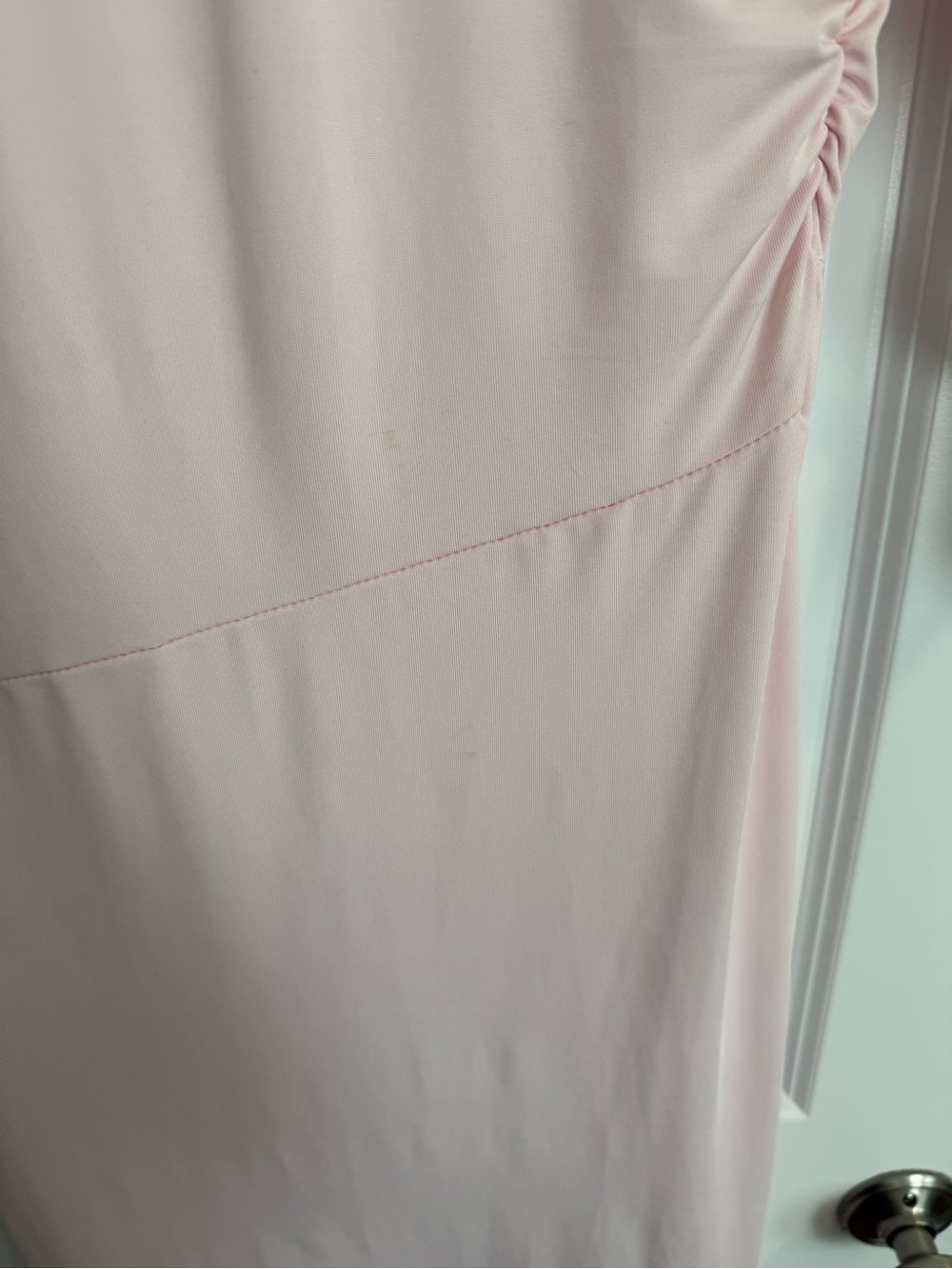 SHEIN Pink Sheer Chiffon Poncho Maxi Dress - Picture 3 of 5
